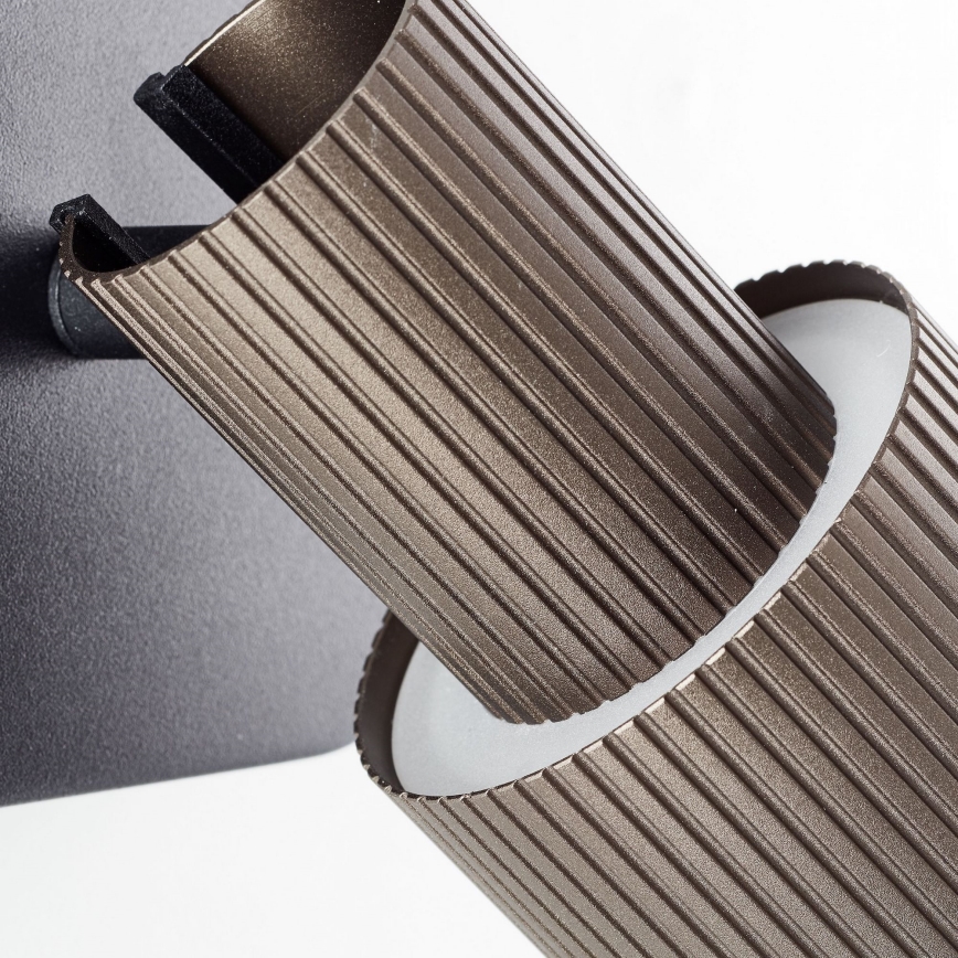 Brilliant - Foco LED de pared CADIZ 1xGU10/5W/230V bronce