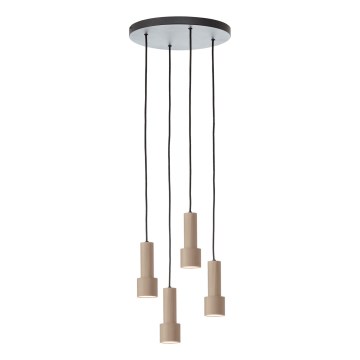 Brilliant - Lámpara colgante CADIZ 4xGU10/10W/230V diá. 35 cm bronce