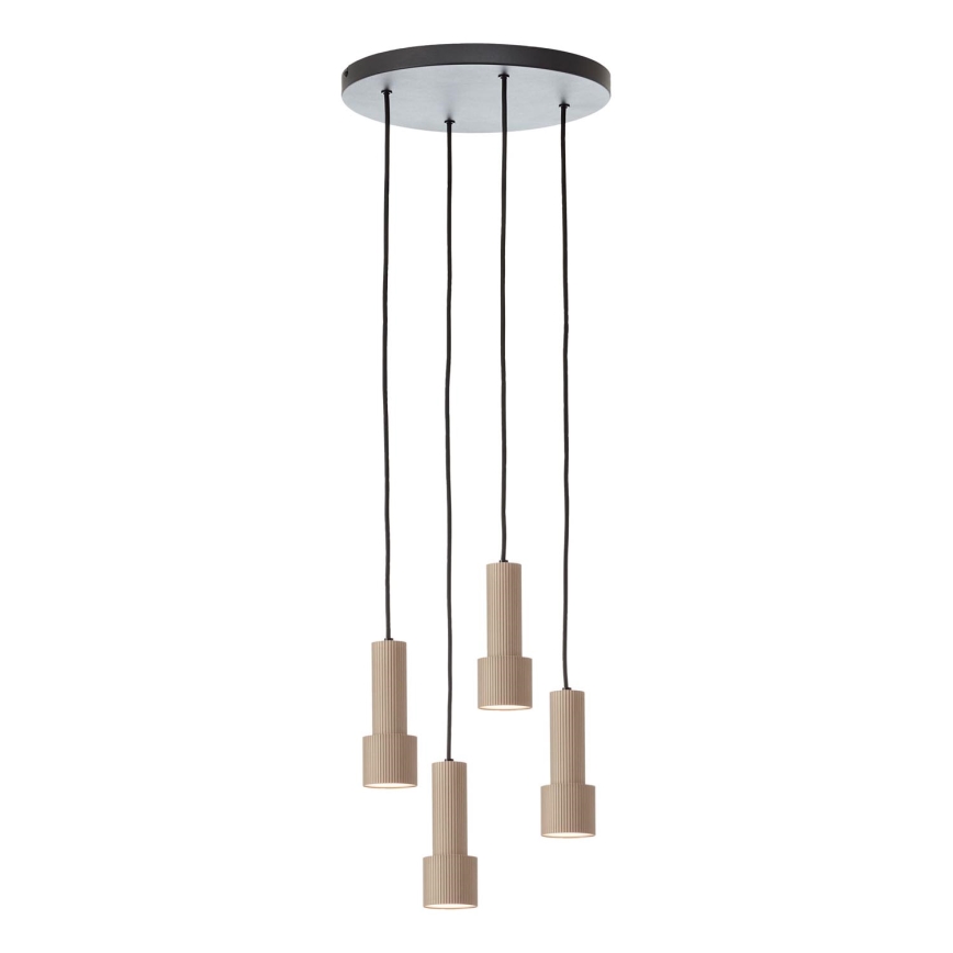 Brilliant - Lámpara colgante CADIZ 4xGU10/10W/230V diá. 35 cm bronce
