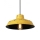 Brilliant - Lámpara colgante DESERT 1xE27/60W/230V amarillo