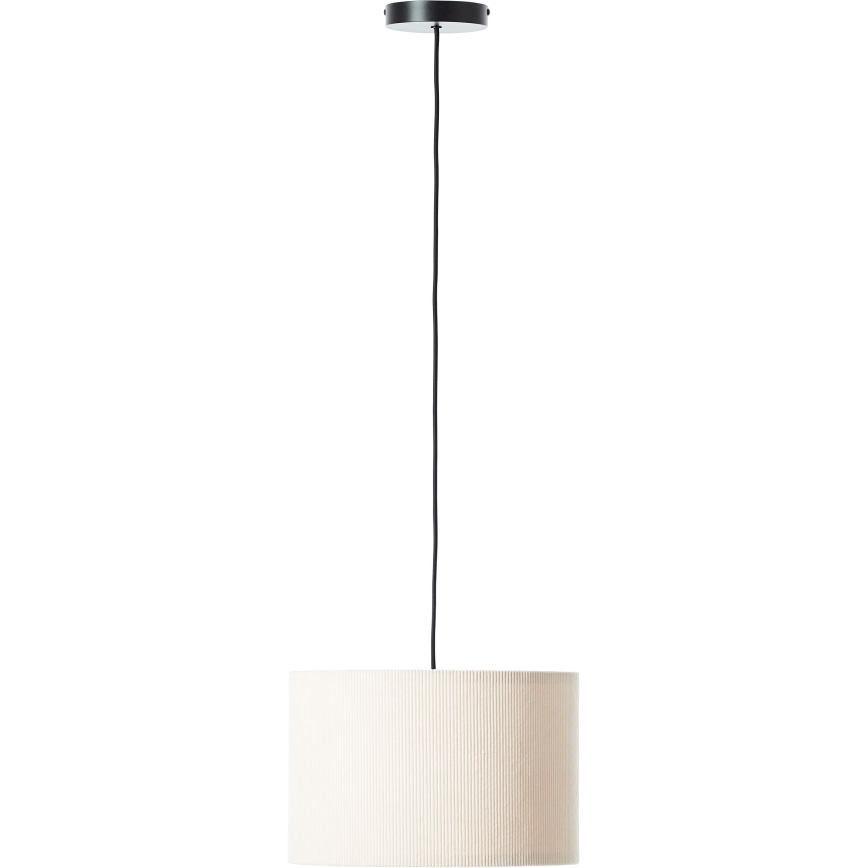 Brilliant - Lámpara colgante TONY 1xE27/20W/230V diá. 35 cm color crema