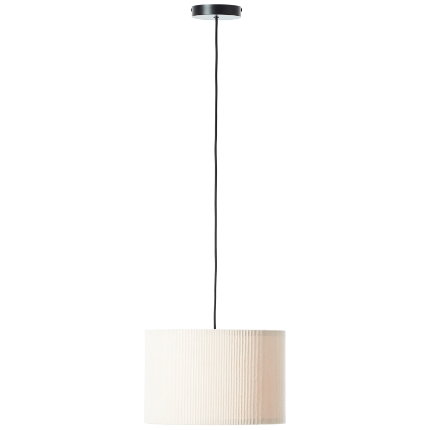 Brilliant - Lámpara colgante TONY 1xE27/20W/230V diá. 35 cm color crema