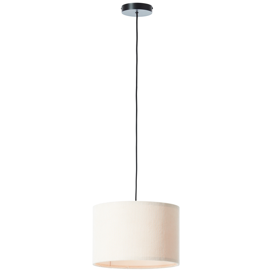 Brilliant - Lámpara colgante TONY 1xE27/20W/230V diá. 35 cm color crema