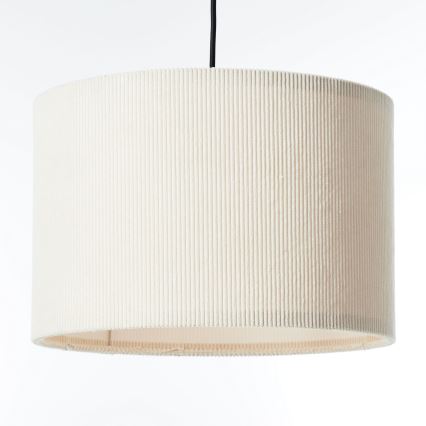 Brilliant - Lámpara colgante TONY 1xE27/20W/230V diá. 35 cm color crema