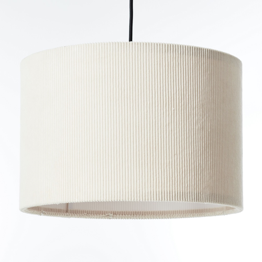 Brilliant - Lámpara colgante TONY 1xE27/20W/230V diá. 35 cm color crema