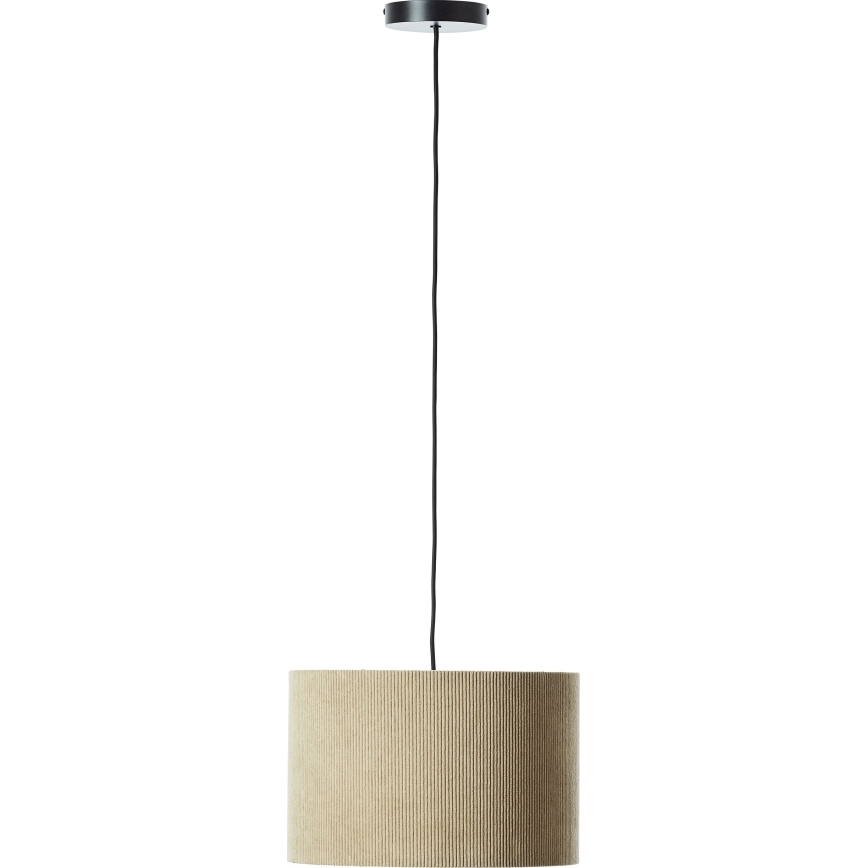 Brilliant - Lámpara colgante TONY 1xE27/20W/230V diá. 35 cm marrón