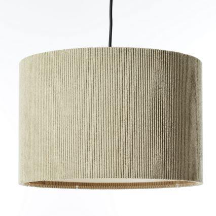 Brilliant - Lámpara colgante TONY 1xE27/20W/230V diá. 35 cm marrón