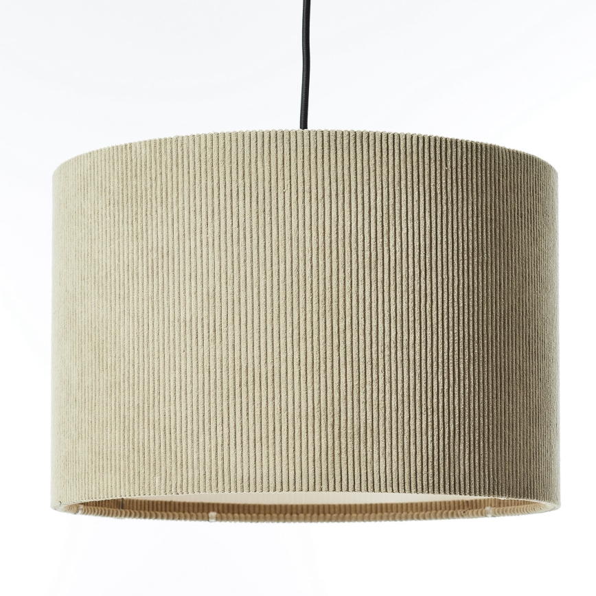 Brilliant - Lámpara colgante TONY 1xE27/20W/230V diá. 35 cm marrón