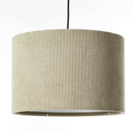 Brilliant - Lámpara colgante TONY 1xE27/20W/230V diá. 35 cm marrón