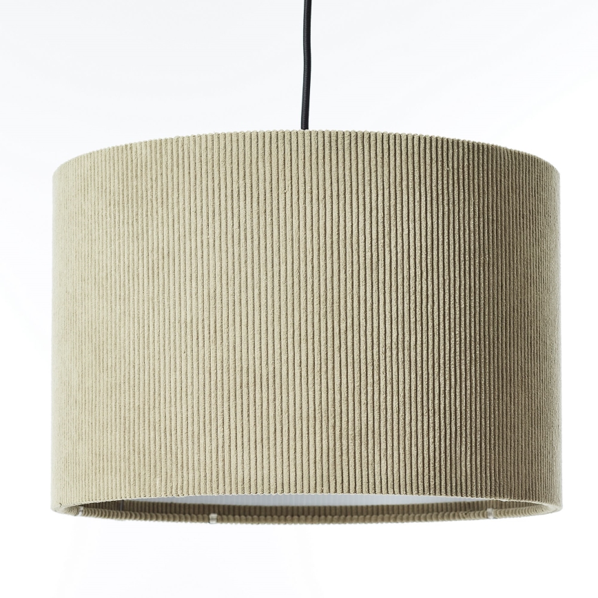 Brilliant - Lámpara colgante TONY 1xE27/20W/230V diá. 35 cm marrón