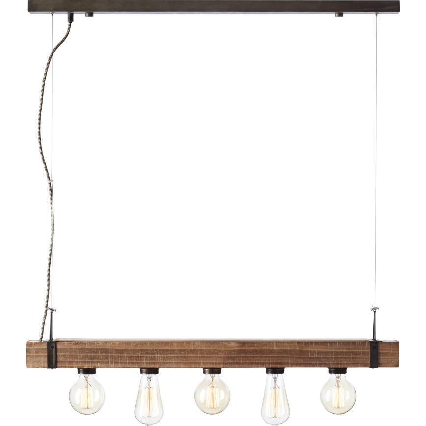 Brilliant - Lámpara colgante WOODHILL 5xE27/30W/230V