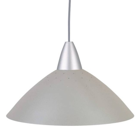 Brilliant - Lámpara de araña de cable LOGO 1xE27/60W/230V gris