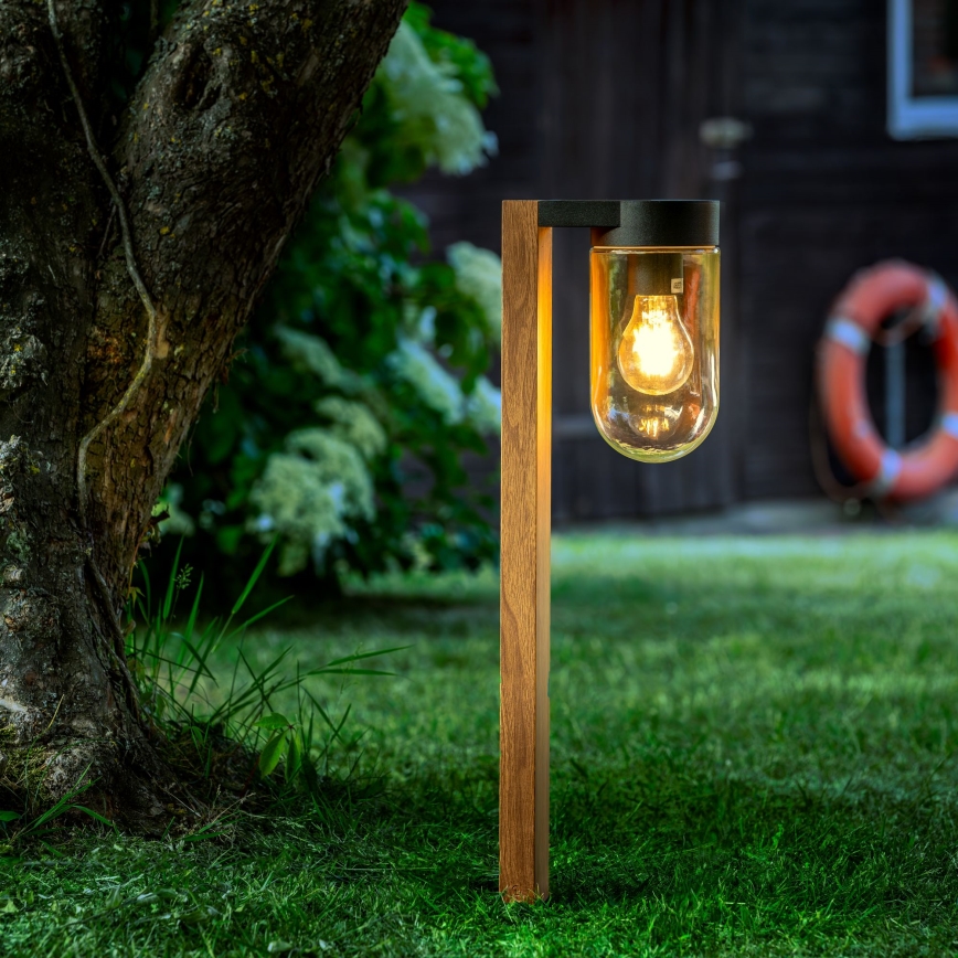 Brilliant - Lámpara de exterior CABAR 1xE27/40W/230V 55 cm IP44 marrón