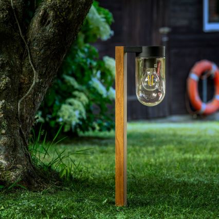 Brilliant - Lámpara de exterior CABAR 1xE27/40W/230V 55 cm IP44 marrón