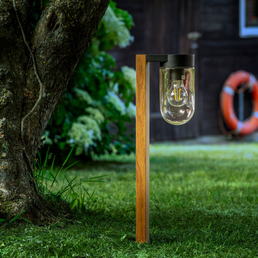 Brilliant - Lámpara de exterior CABAR 1xE27/40W/230V 55 cm IP44 marrón