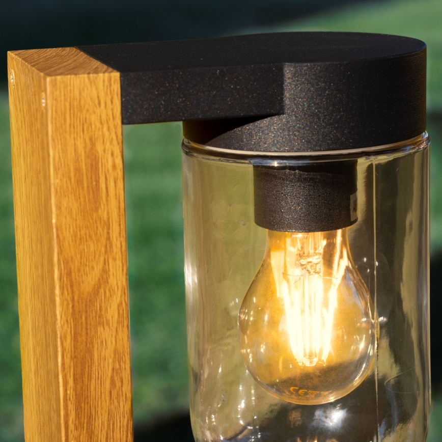 Brilliant - Lámpara de exterior CABAR 1xE27/40W/230V 55 cm IP44 marrón