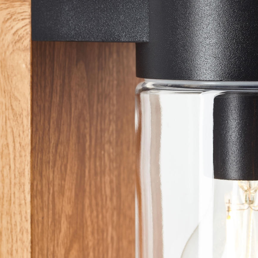 Brilliant - Lámpara de exterior CABAR 1xE27/40W/230V 55 cm IP44 marrón