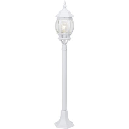 Brilliant - Lámpara de exterior ISTRIA 1xE27/60W/230V 112 cm IP23 blanco