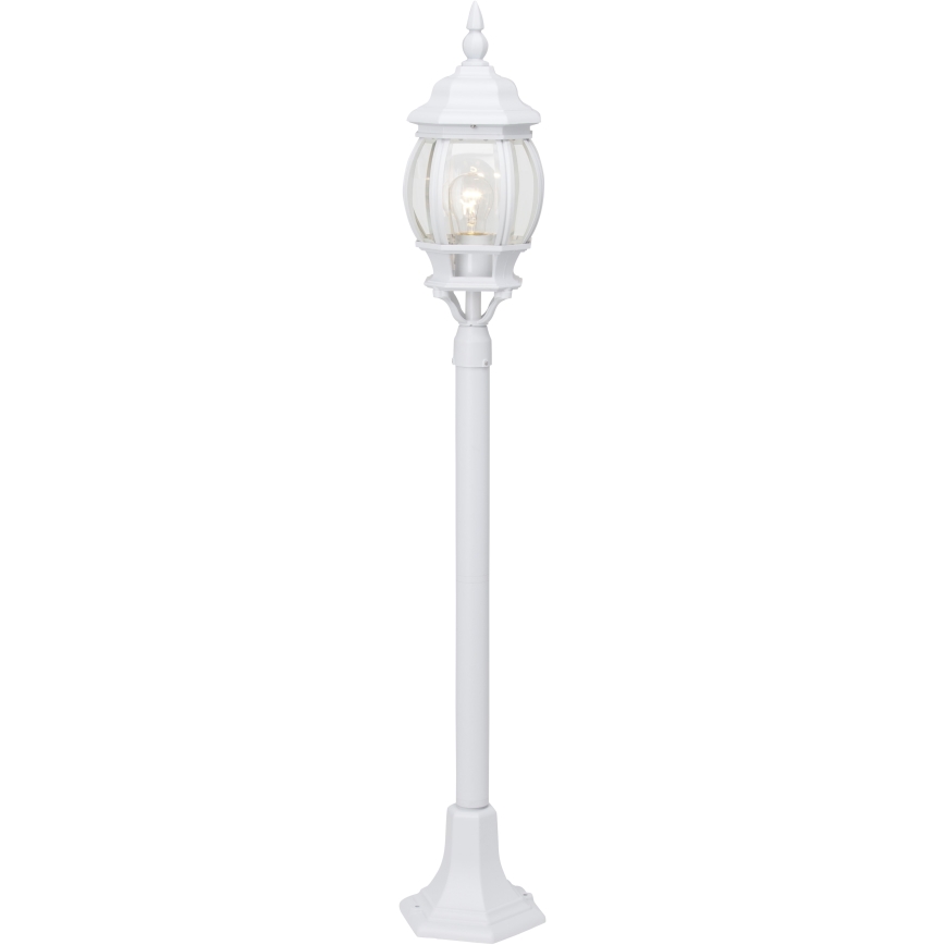 Brilliant - Lámpara de exterior ISTRIA 1xE27/60W/230V 112 cm IP23 blanco