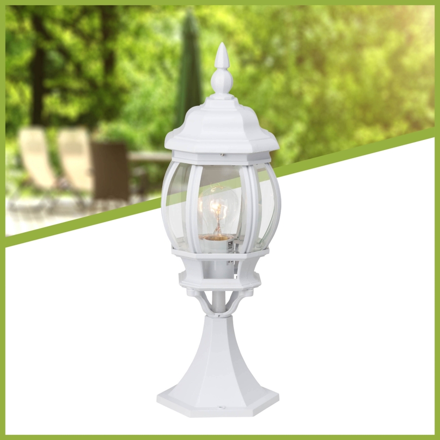Brilliant - Lámpara de exterior ISTRIA 1xE27/60W/230V 50 cm IP23 blanco