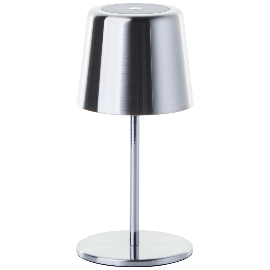 Brilliant - Lámpara LED de exterior táctil regulable XAANA LED/4W/5V 3000/4000/6500K IP44 cromo brillante