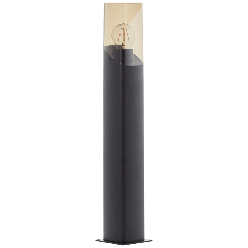 Brilliant - Lámpara de exterior MINOU 1xE27/10W/230V 60 cm IP44 negro/ahumado