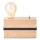 Brilliant - Lámpara de mesa BENNY 1xE27/40W/230V bambú