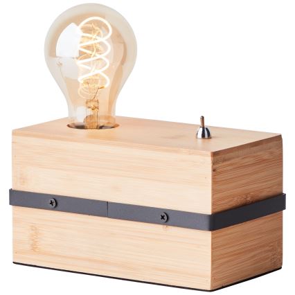 Brilliant - Lámpara de mesa BENNY 1xE27/40W/230V bambú
