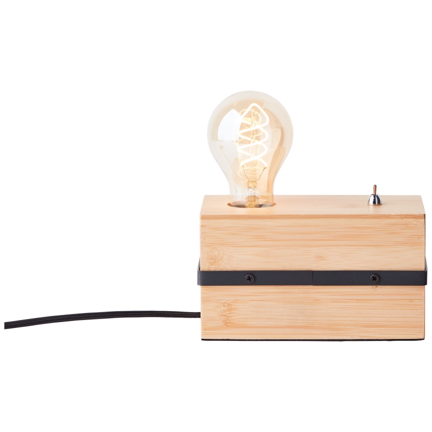 Brilliant - Lámpara de mesa BENNY 1xE27/40W/230V bambú