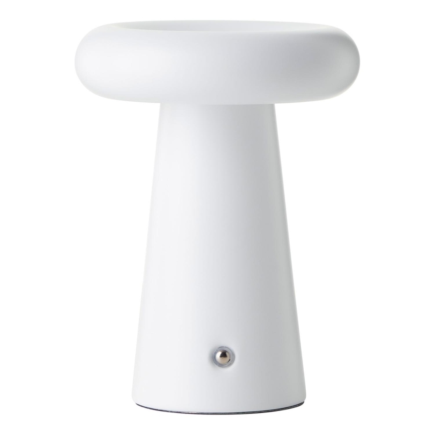 Brilliant - Lámpara de mesa de exterior táctil LED regulable MUFFIN LED/3W/5V USB IP44 blanco