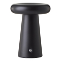 Brilliant - Lámpara de mesa de exterior táctil LED regulable MUFFIN LED/3W/5V USB IP44 negro