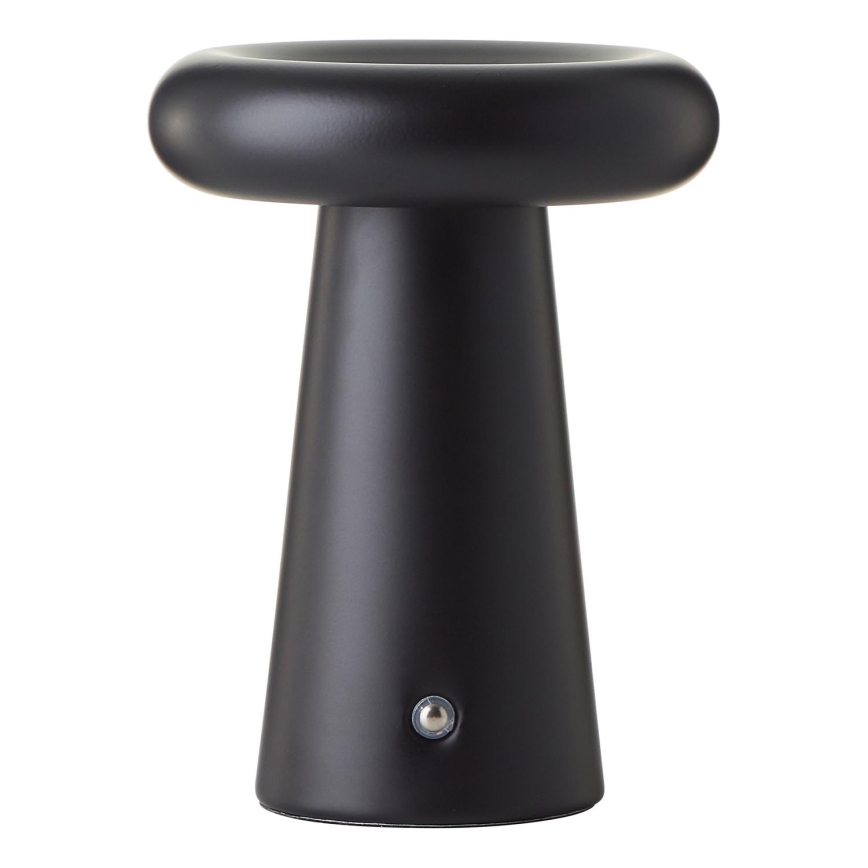 Brilliant - Lámpara de mesa de exterior táctil LED regulable MUFFIN LED/3W/5V USB IP44 negro