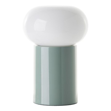 Brilliant - Lámpara de mesa KNUT 1xE27/25W/230V verde/blanco