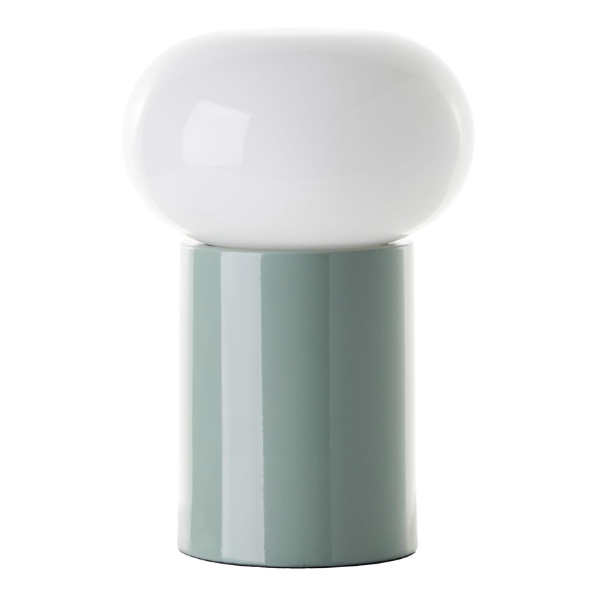 Brilliant - Lámpara de mesa KNUT 1xE27/25W/230V verde/blanco