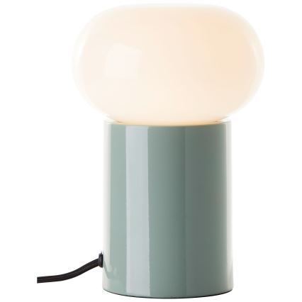 Brilliant - Lámpara de mesa KNUT 1xE27/25W/230V verde/blanco