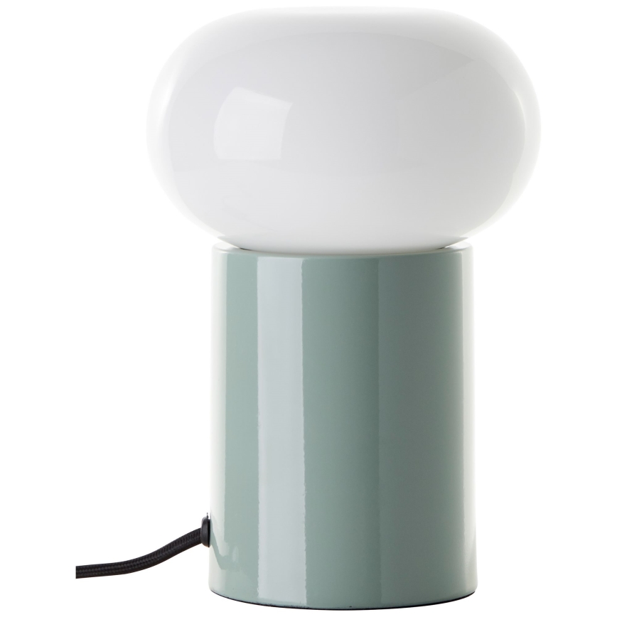 Brilliant - Lámpara de mesa KNUT 1xE27/25W/230V verde/blanco