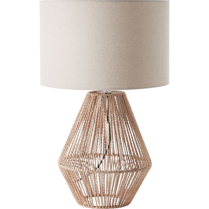 Brilliant - Lámpara de mesa LARAINE 1xE27/42W/230V beige