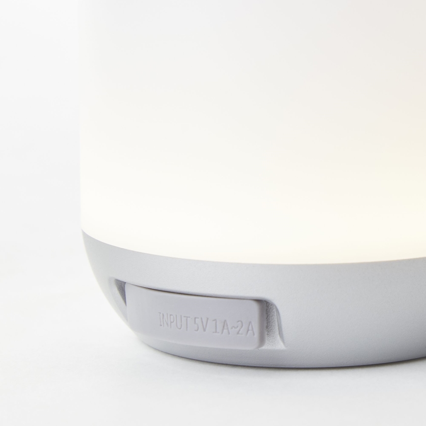 Brilliant - Lámpara de mesa LED regulable de exterior GEMMA LED/1,9W/5V IP44 blanco