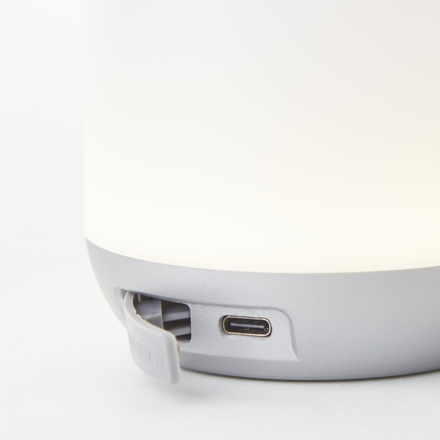 Brilliant - Lámpara de mesa LED regulable de exterior GEMMA LED/1,9W/5V IP44 blanco