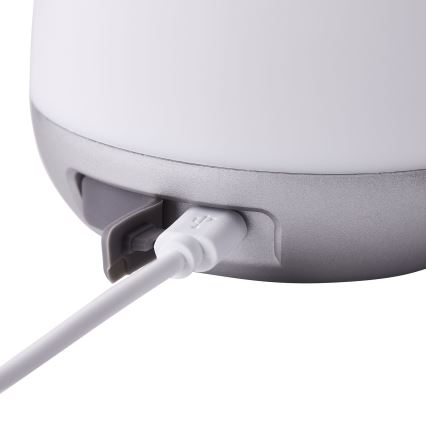 Brilliant - Lámpara de mesa LED regulable de exterior GEMMA LED/1,9W/5V IP44 blanco