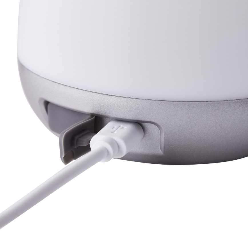 Brilliant - Lámpara de mesa LED regulable de exterior GEMMA LED/1,9W/5V IP44 blanco