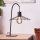 Brilliant - Lámpara de mesa LEIKA 1xE27/52W/230V negro