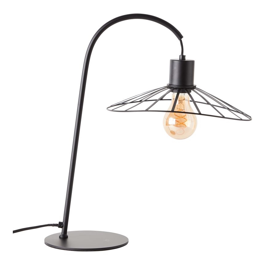 Brilliant - Lámpara de mesa LEIKA 1xE27/52W/230V negro