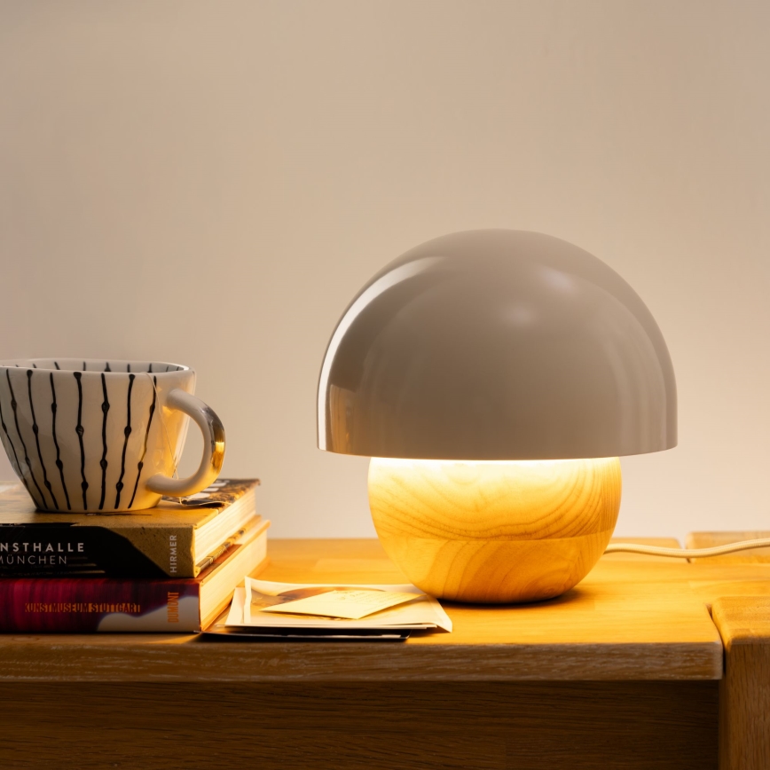 Brilliant - Lámpara de mesa NALAM 1xE14/40W/230V gris/ceniza