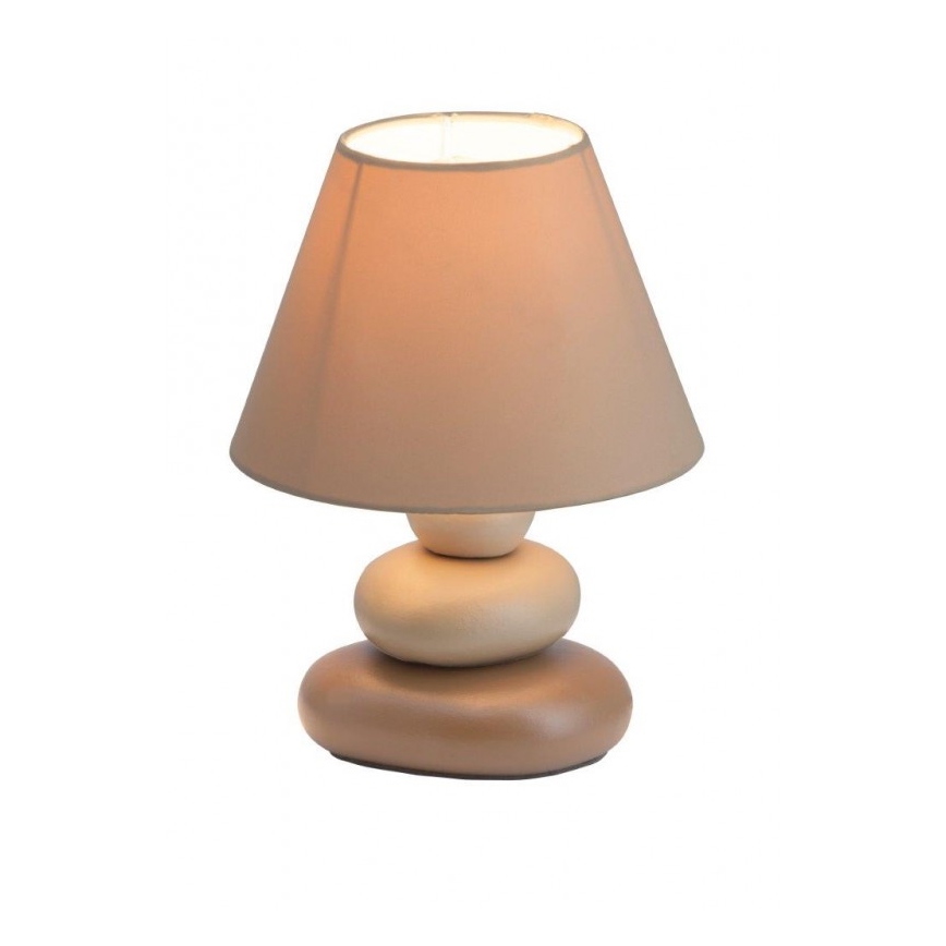 Brilliant - Lámpara de mesa PAOLO 1xE14/40W/230V cerámica/beige