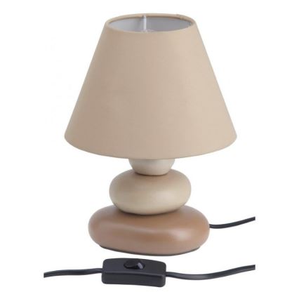 Brilliant - Lámpara de mesa PAOLO 1xE14/40W/230V cerámica/beige