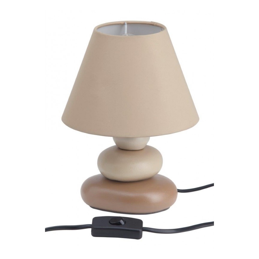 Brilliant - Lámpara de mesa PAOLO 1xE14/40W/230V cerámica/beige