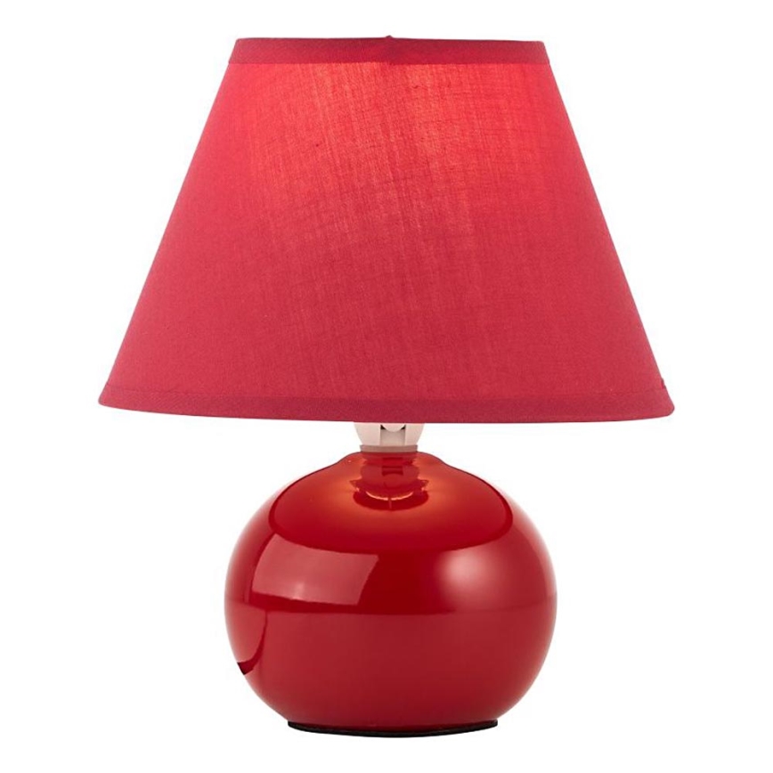 Brilliant - Lámpara de mesa PRIMO 1xE14/40W/230V cerámica/rojo