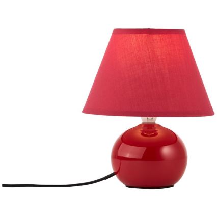 Brilliant - Lámpara de mesa PRIMO 1xE14/40W/230V cerámica/rojo