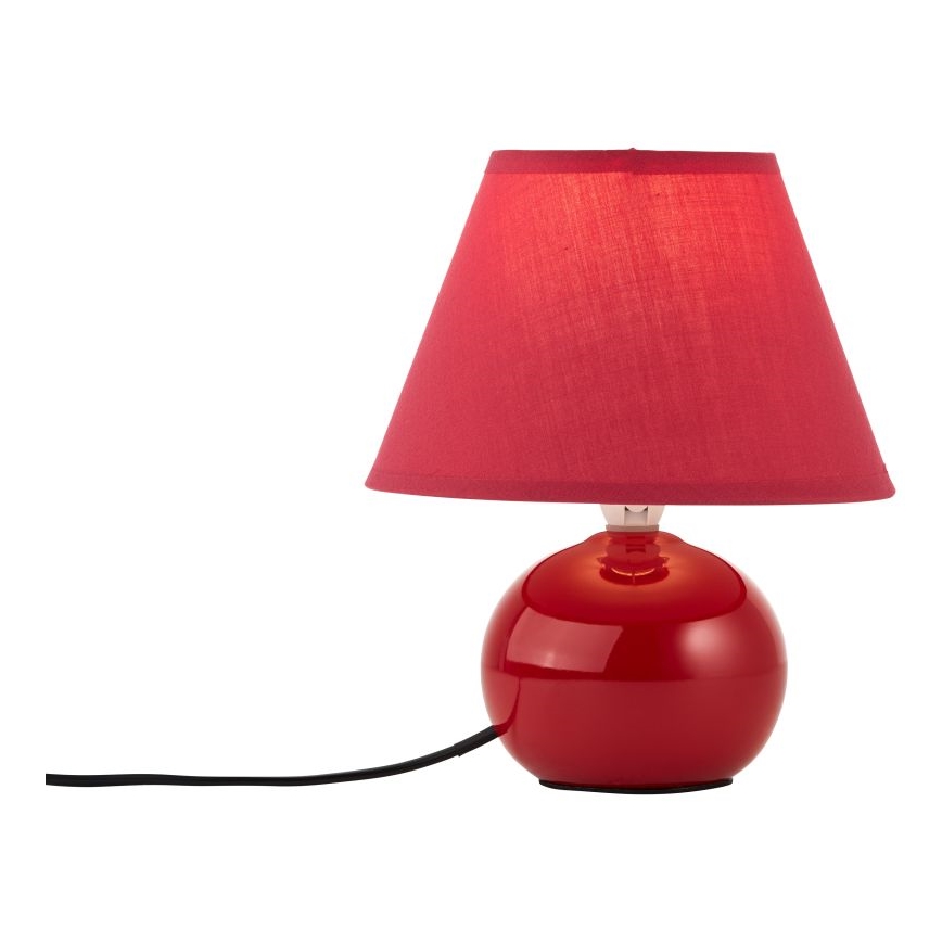 Brilliant - Lámpara de mesa PRIMO 1xE14/40W/230V cerámica/rojo